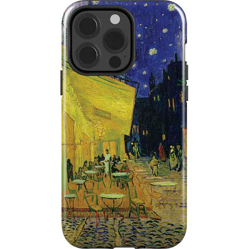 Cafe Terrace at Night by Van Gogh iPhone 15 Pro Impact Case